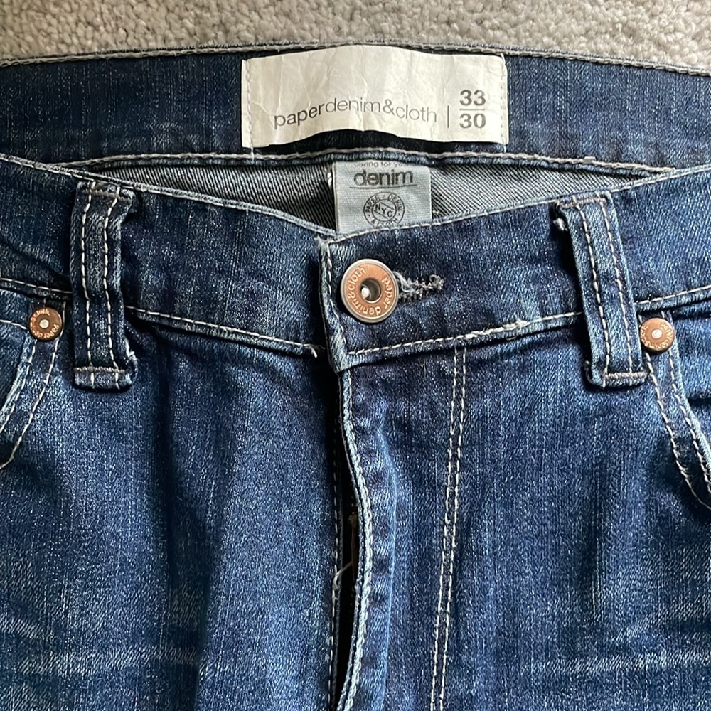 Men’s Paper Denim & Cloth straight leg jeans - Picture 3 of 8